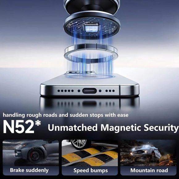 GENERIC K007 VACUUM SUCTION MAGNETIC BRACKET, K007 PHONE MOUNT SUCTION - BLACK - Picture 6 of 9